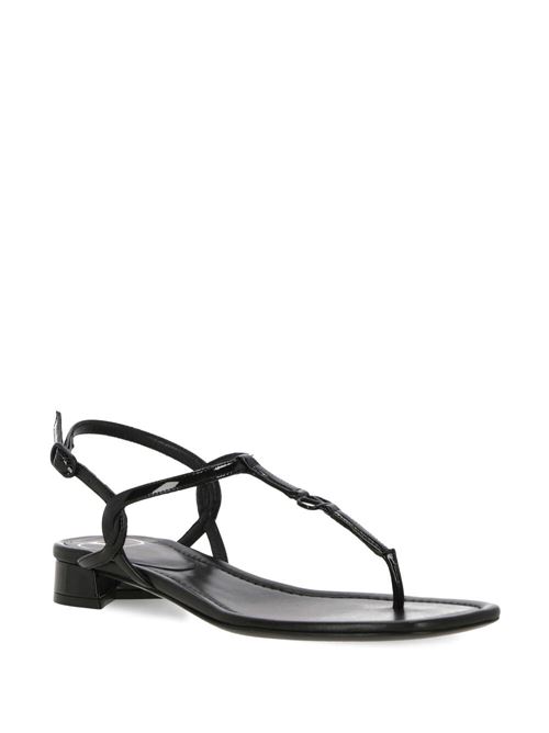 Black calf leather sandal Valentino Garavani | 4W2S0IE8HRY0NO